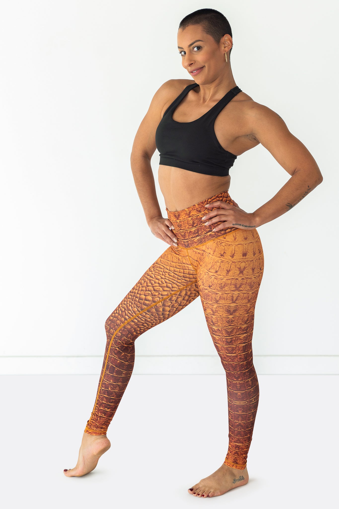 Sol Legging | Croc Tangerine – Resoluna