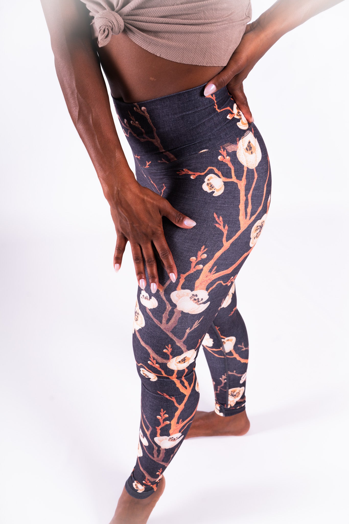 Semon SUSPENDER LEGGINS 【FLOWER】 1y-2y Inspire Leggings - Watercolor Floral | MT SPORT – Maven Thread